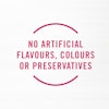 No artificial flavours, colours or preservatives