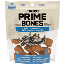 Prime Bones Mini-Os Noués à Mâcher Pour Chiens Avec Canard Savoureux