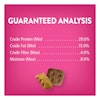 Friskies® Party Mix® California Dreamin' Crunch Cat Treats - Guaranteed Analysis