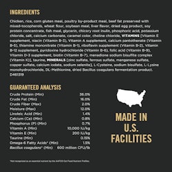 Ingredients & Guaranteed Analysis