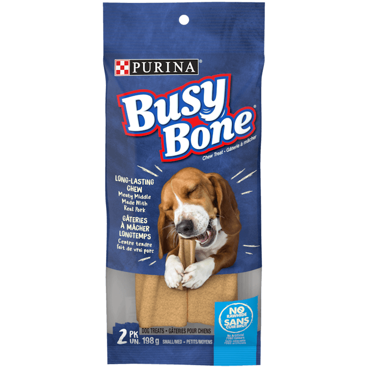 Gâteries à mâcher en forme d’os Busy Bone pour chiens petits/moyens