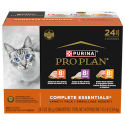 Pro Plan® Complete Essentials™ Wet Cat Variety Pack 24X85g 