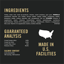 Ingredients & Guaranteed Analysis