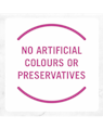 No artificial colours or preservatives