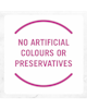 No artificial colours or preservatives