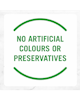 No artificial colours or preservatives