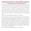 Ingredients