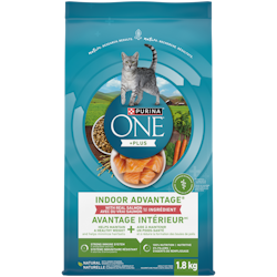 Purina ONE🅫 +Plus Advantage Intérieur🅪 avec du Vrai Saumon