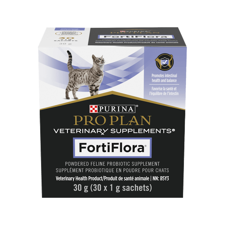 Supplément probiotique FortiFlora🅫 en Poudre pour chats