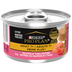 Pro Plan Prime Plus Adulte 7+ Entrée de Saumon et Thon Classique Nourriture Humide pour Chats