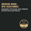 Nutrient dense, bite-sized kibble