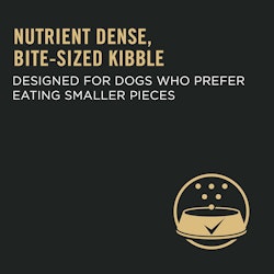 Nutrient dense, bite-sized kibble