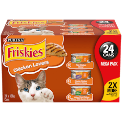 Friskiesᴹᴰ Amateurs de Poulet Méga-Emballage Nourriture pour Chats