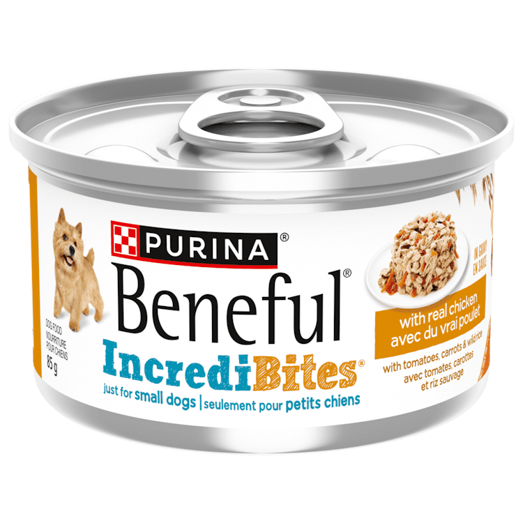 Benefulᴹᴰ IncrediBitesᴹᴰ en sauce avec du vrai poulet Nourriture pour Chiens