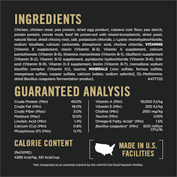 Ingredients & Guaranteed Analysis