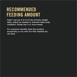 Recommended Feeding Amounts