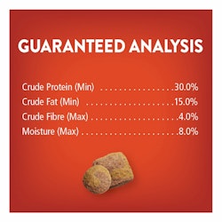 Friskies® Party Mix® Gravy-licious® Chicken & Gravy Flavours Crunch Cat Treats - Guaranteed Analysis