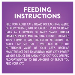 Friskies® Party Mix® Kahuna® Crunch Cat Treats - Feeding