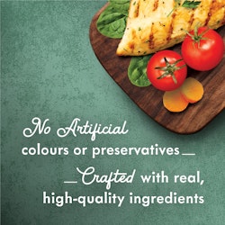 No artificial colours or preservatives - real quality ingredients