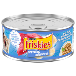 Friskies en Lanières avec Poisson Blanc et Thon Nourriture Humide pour Chats