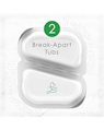 2 break-apart tubs