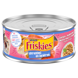 Friskies® Shredded Chicken & Salmon Dinner Wet Cat Food