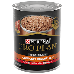 Pro Planᴹᴰ Adulte Complete Essentials Entrée de Boeuf et Riz Classique Nourriture Humide pour Chiens