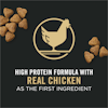 Real chicken as the first ingredient