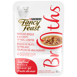 Fancy Feast® Broths Seafood Bisque & Accents of Real Lobster 