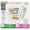 Fancy Feastᴹᴰ Petites Collection en Sauce Nourriture pour Chat Humide Variété 12 Emballages