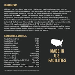 Ingredients & guaranteed analysis