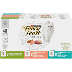 Fancy Feastᴹᴰ Petites Collection Pâté Nourriture pour Chat Gourmet 24 Emballages