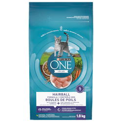 Purina ONEᴹᴰ +Plus Contrôle des Boules de Poils Nourriture pour Chats Adultes