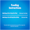 Feeding Instructions