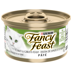 Fancy Feastᴹᴰ Paté Festin de Dinde et d'Abattis Nourriture pour Chat Gourmet