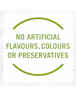 No artificial colours or preservatives