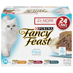 Fancy Feastᴹᴰ Pâté Saveurs Variées Assortiment Nourriture pour Chat Gourmet