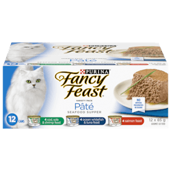 Fancy Feast® Pâté Seafood Supper Cat Food Variety Pack