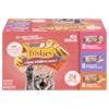 Purinaᴹᴰ Friskiesᴹᴰ Emballage Assorti avec Volialle en Sauce Nourriture pour Chats 24x156 g