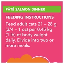 Pate Salmon Dinner Feeding Instructions