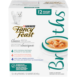 Fancy Feast® Classic Broths Collection Gourmet Cat Complement Variety Pack