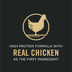 High Protein with Real Chicken