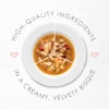 High quality ingredients in a creamy, velvety bisque