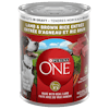 Purina ONEᴹᴰ Entrée d'Agneau et Riz Brun Tendres Morceaux en Sauce Nourriture pour Chiens