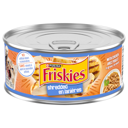 Friskies® Shredded with Chicken in Gravy Wet Cat Food