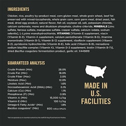 Ingredients & guaranteed analysis