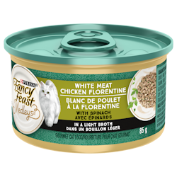  Purinaᴹᴰ Fancy Feastᴹᴰ Medleys🅪 Blanc de Poulet à la Florentine Nourriture pour Chat Gourmet