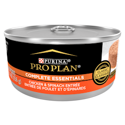 Purina Pro Plan Complete Essentials Entrée de Poulet et d'Épinards Classique Nourriture pour Chats Adultes