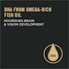 DHA from omega-rich fish oil