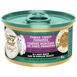 Fancy Feastᴹᴰ Medleys🅪 Tendres Morceaux de Dinde Primavera Nourriture pour Chat Gourmet